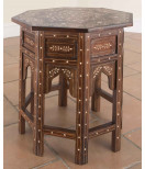Bone Inlay End table / Wooden Night Stand/ Vanities/ Handmade Furniture " Personalized " 