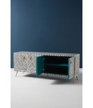 Bone inlay Optical Media console, Bone inlay Media Unit, Bone inlay Entertainment Unit "By Evershine Export House"