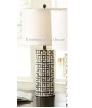 Exclusive bone inlay Cylindrical Shape Electronic Lamp, bone inlay lamp, electronic lamp by" Evershine Export House"