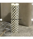 Exclusive bone inlay Cylindrical Shape Electronic Lamp, bone inlay lamp, electronic lamp by" Evershine Export House"